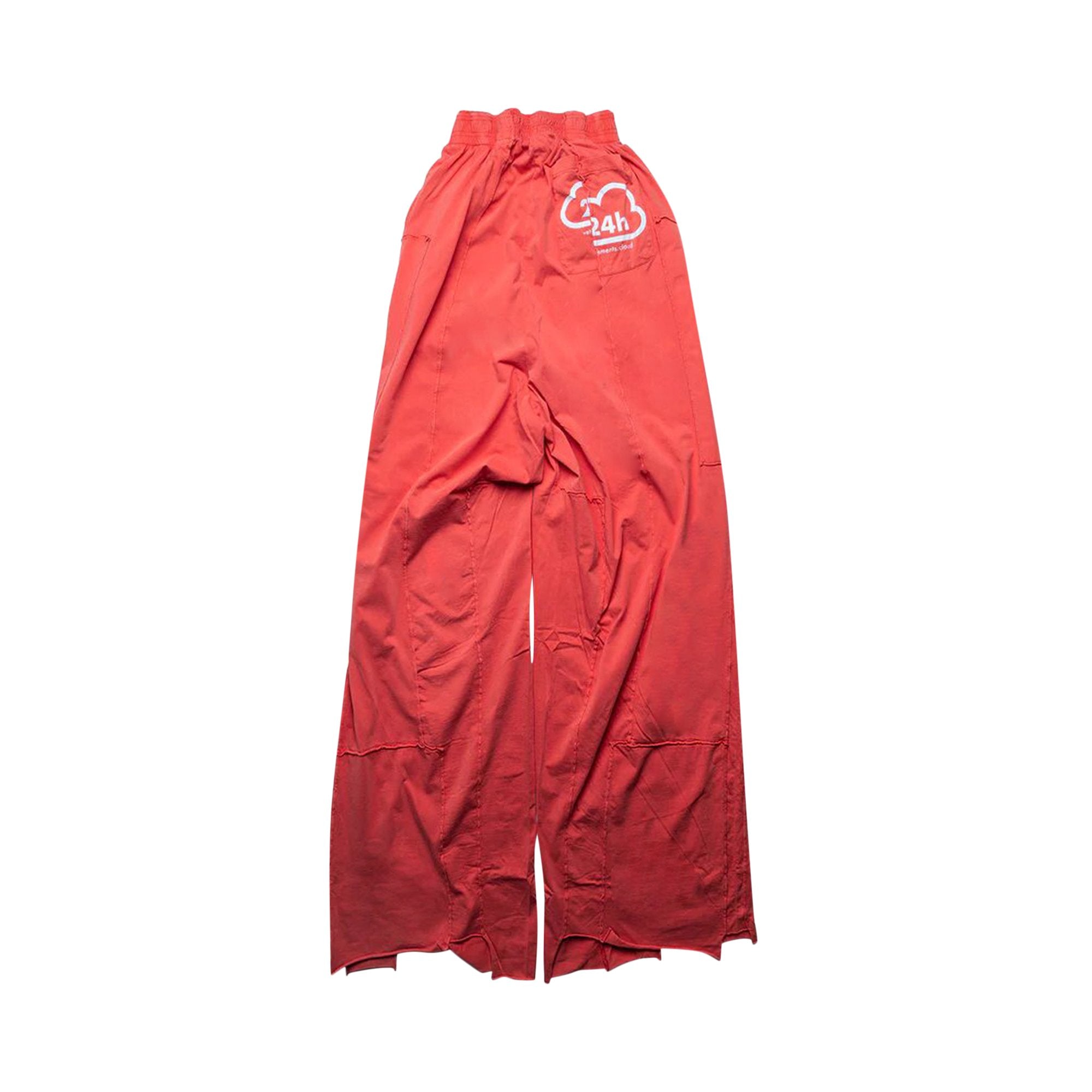 Vetements Online Split Sweatpants Washed Red