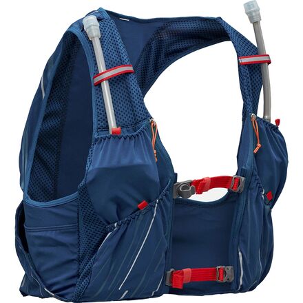 Pinnacle 4L Nathan Hydration Vest in Estate Blue/Ribbon Red