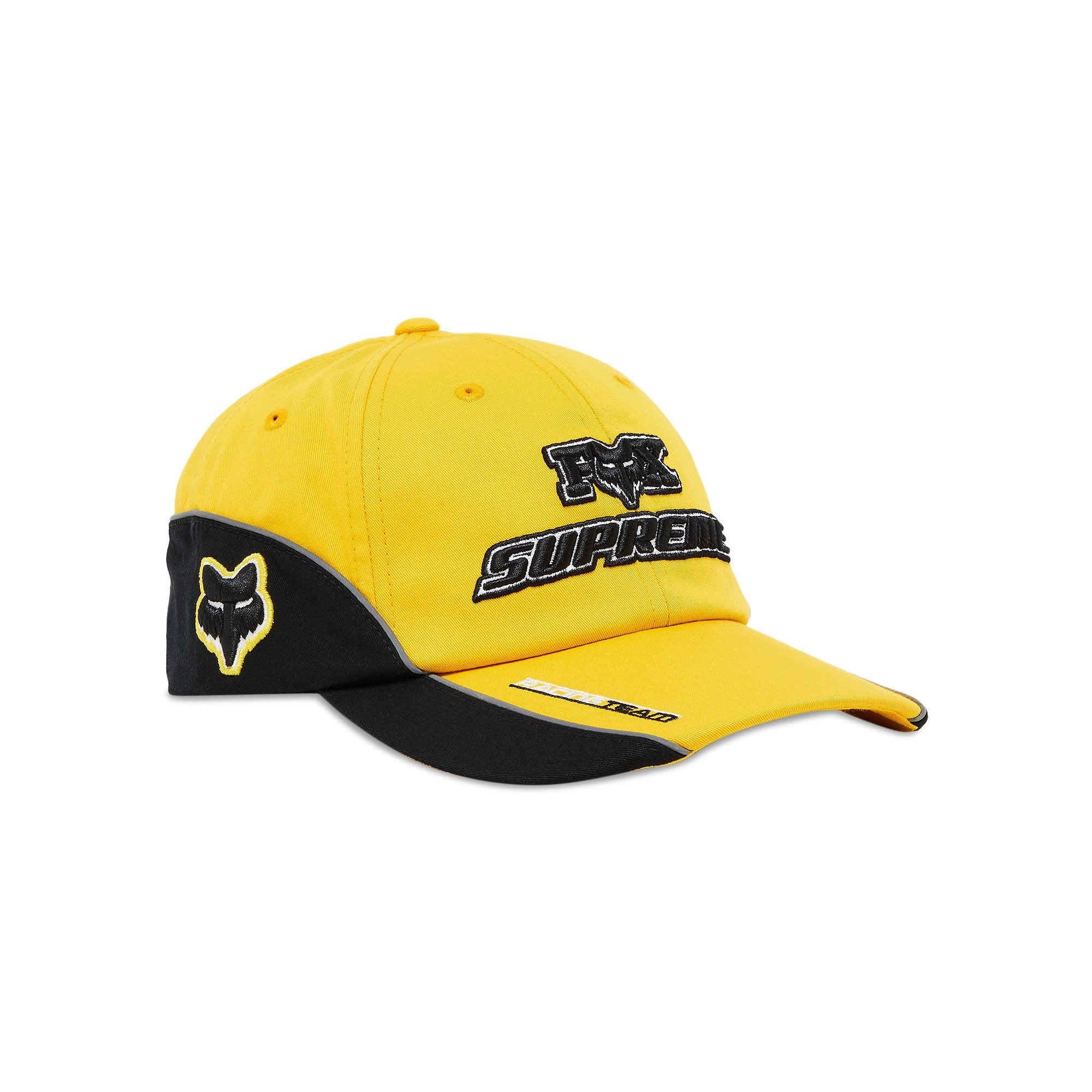 Supreme x Fox Racing 6-panel, yellow