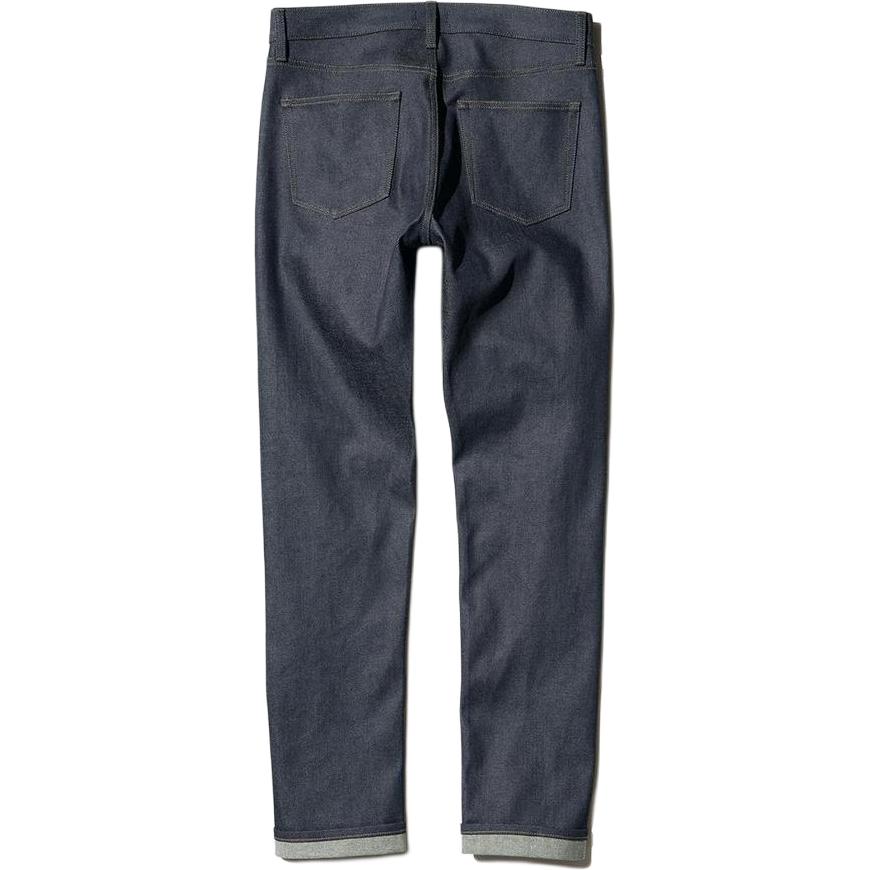 Men's dark blue jeans Uniqlo, dark blue