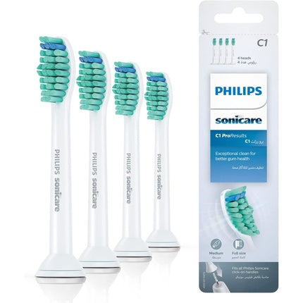 رؤوس فرشاة الأسنان الصوتية القياسية ProResults من Philips Sonicare Original - عبوة من 4 قطع