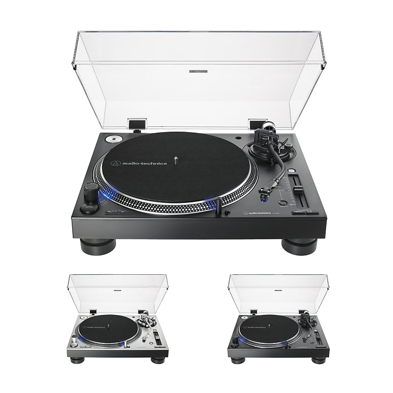 مشغل أسطوانات دي جي من Audio-Technica AT-LP140XP Direct-Drive Pro - أسود