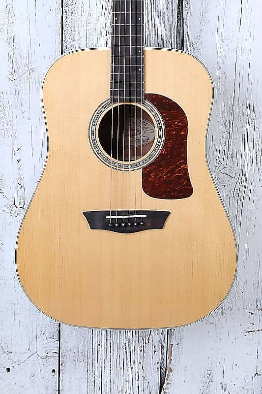 Acoustic guitar Washburn D100SWE Dreadnought Acoustic Electric Guitar with Hardshell Case