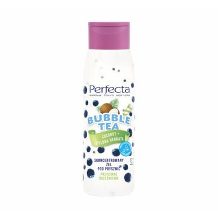 Concentrated shower gel Bubble Tea coconut + green tea 400 g, Perfecta