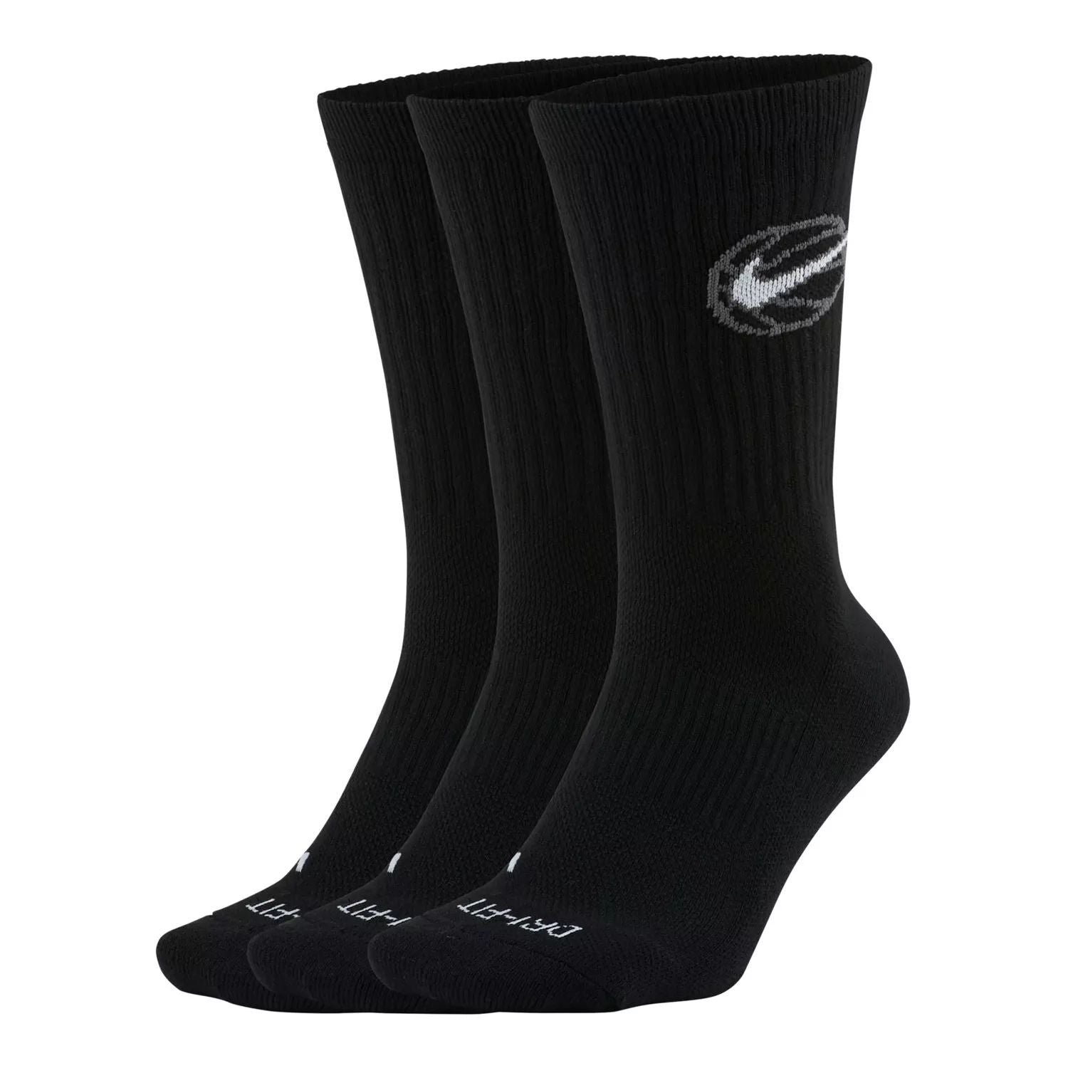 Nike Dri-FIT Men's Casual Basketball Socks 3 Pack