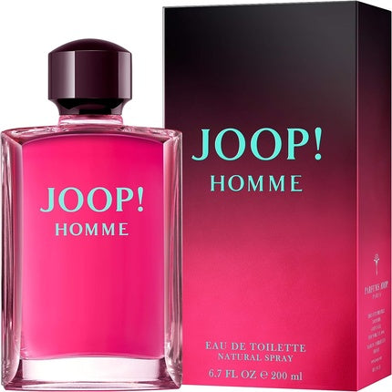 Homme eau de toilette for him with oriental floral-woody scent 200 ml, Joop!