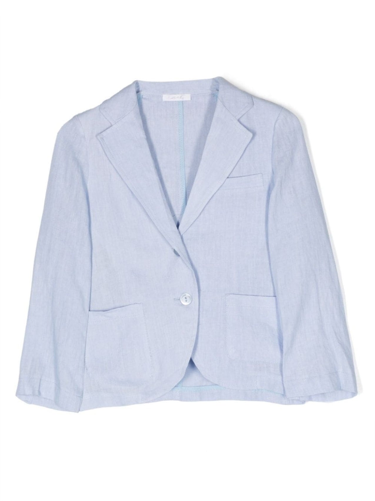 Miss Grant Linen Single Breasted Blazer, Blue