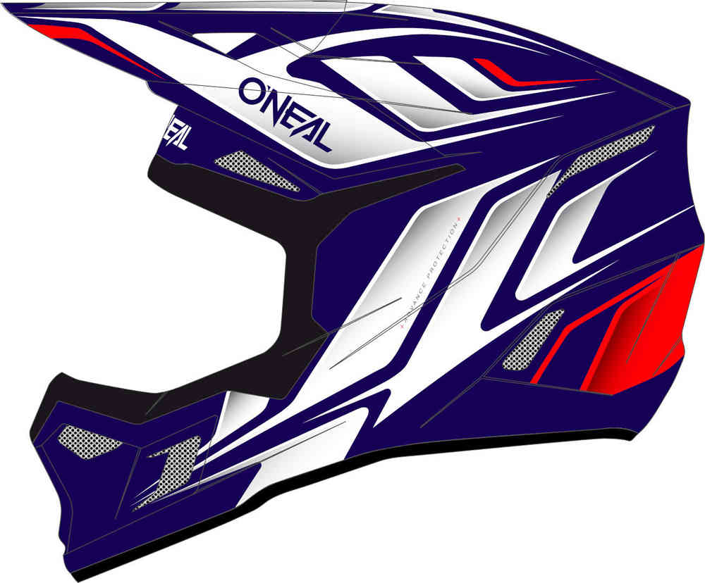 3SRS Oneal Vertical Children's Motocross Helmet, Blue/Red/White