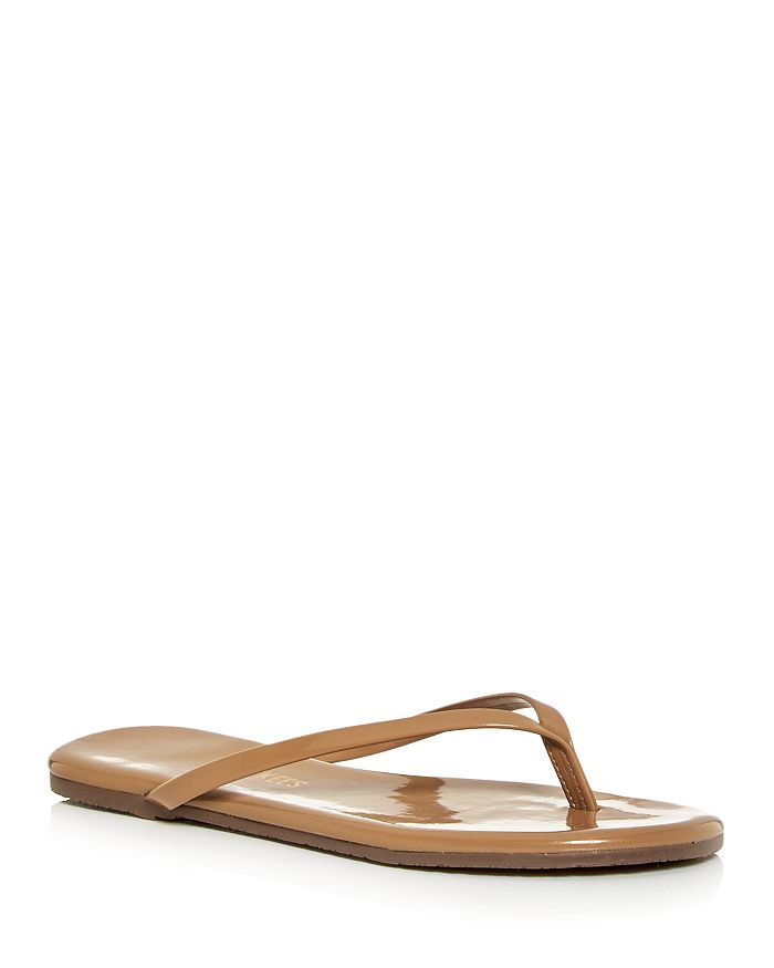 Women's glossy flip-flops TKEES