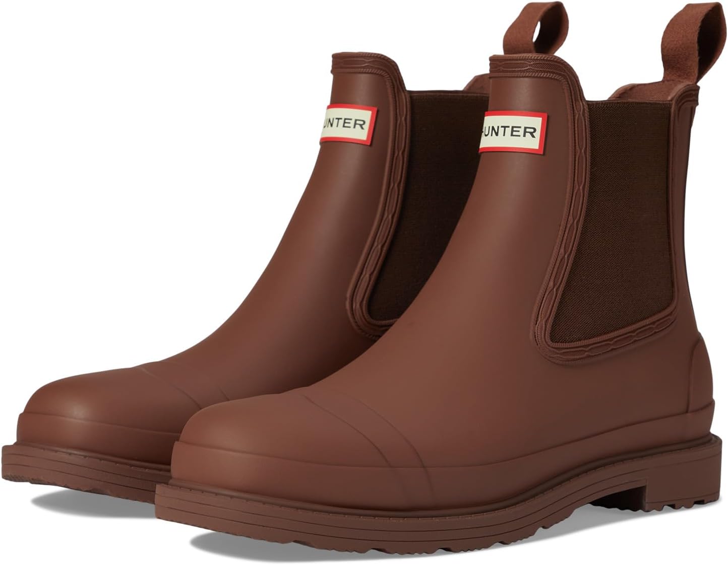 Commando Chelsea Boot Hunter, Brown Brush/Brown Bolt