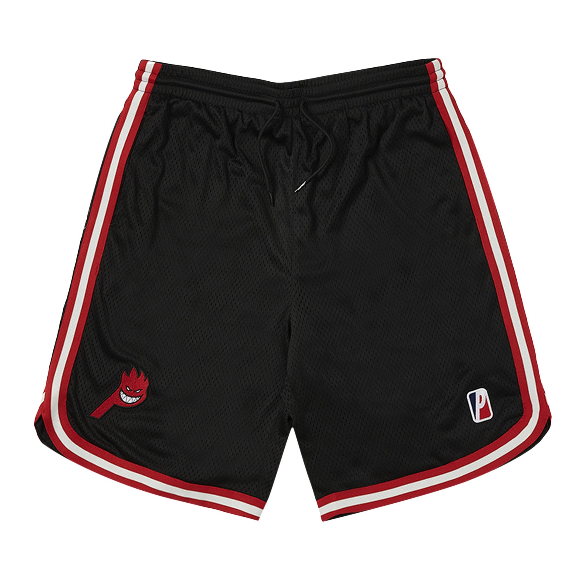 Palace x Spitfire basketball shorts, black