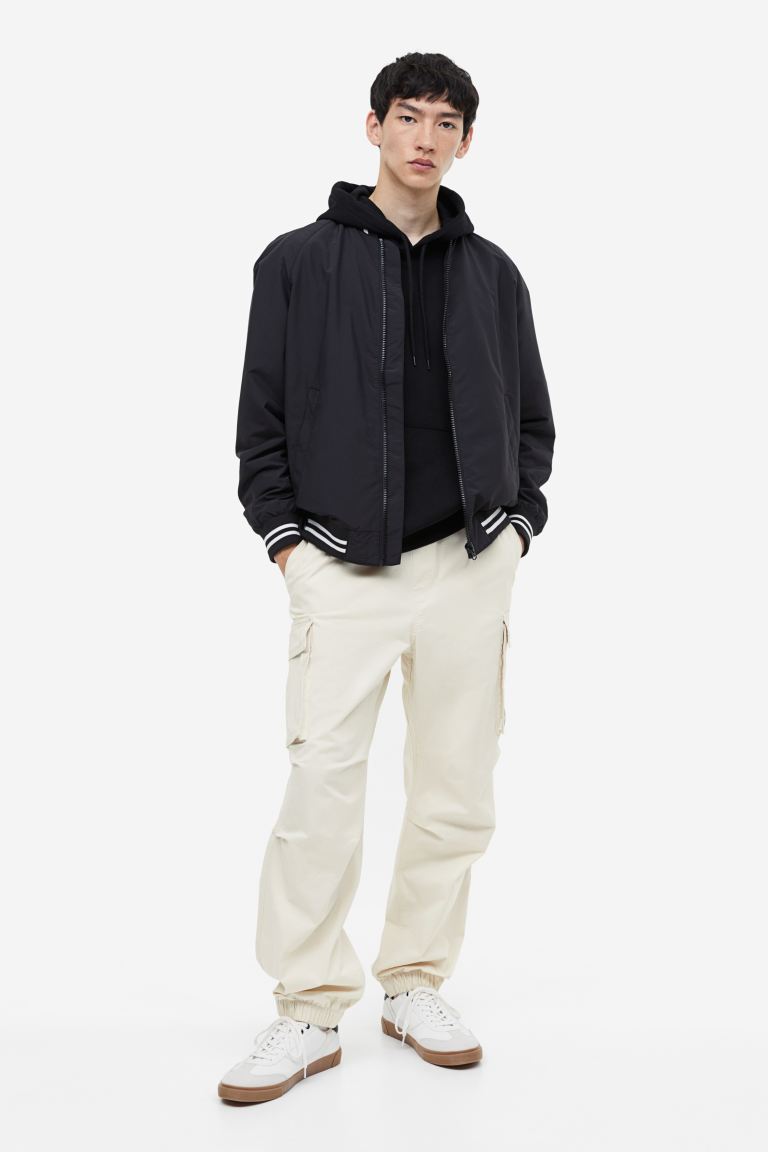 H&M Loose Fit Cotton Cargo Pants