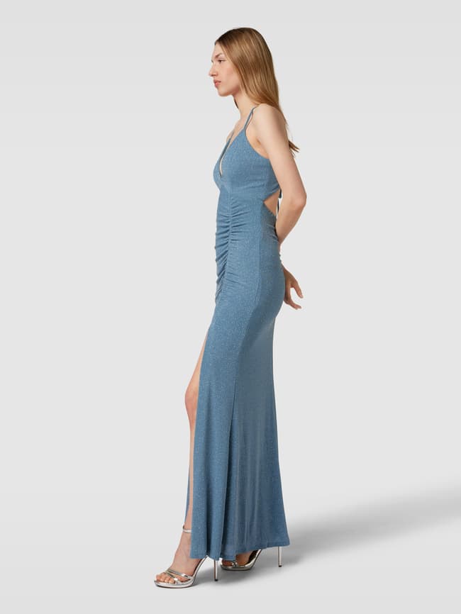 Sparkling Jake*s Cocktail evening dress, aqua