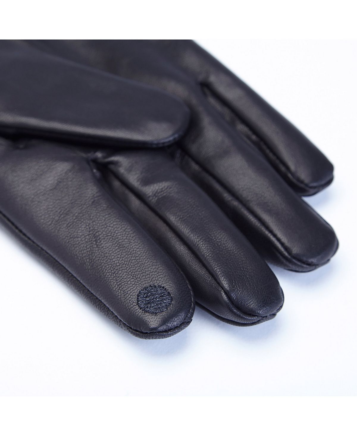 ROYCE New York Men's Cashmere Sheepskin Touch Screen Gloves