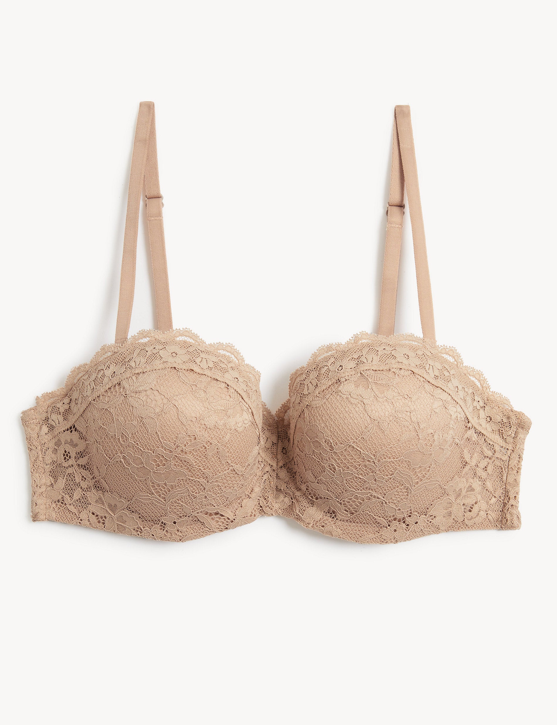 A-E stitched lace bandeau bra Marks & Spencer