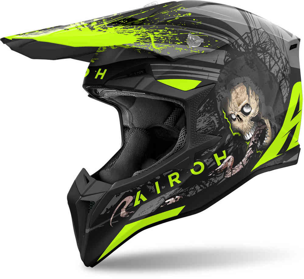 Wraaap Darkness Airoh Motocross Helmet