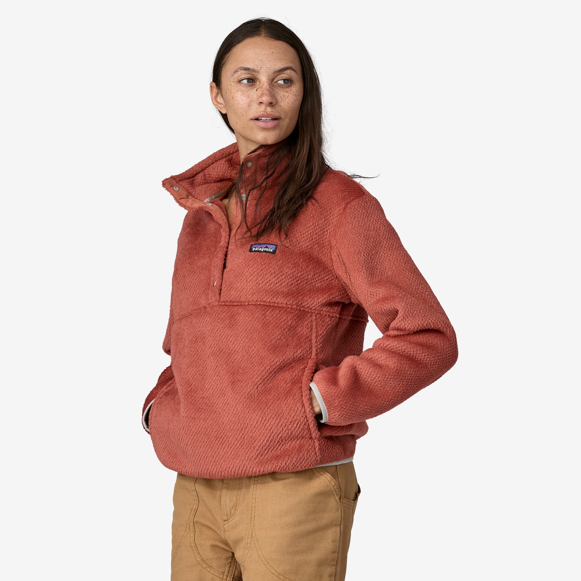 Women's Re-Tool Patagonia Pullover, red