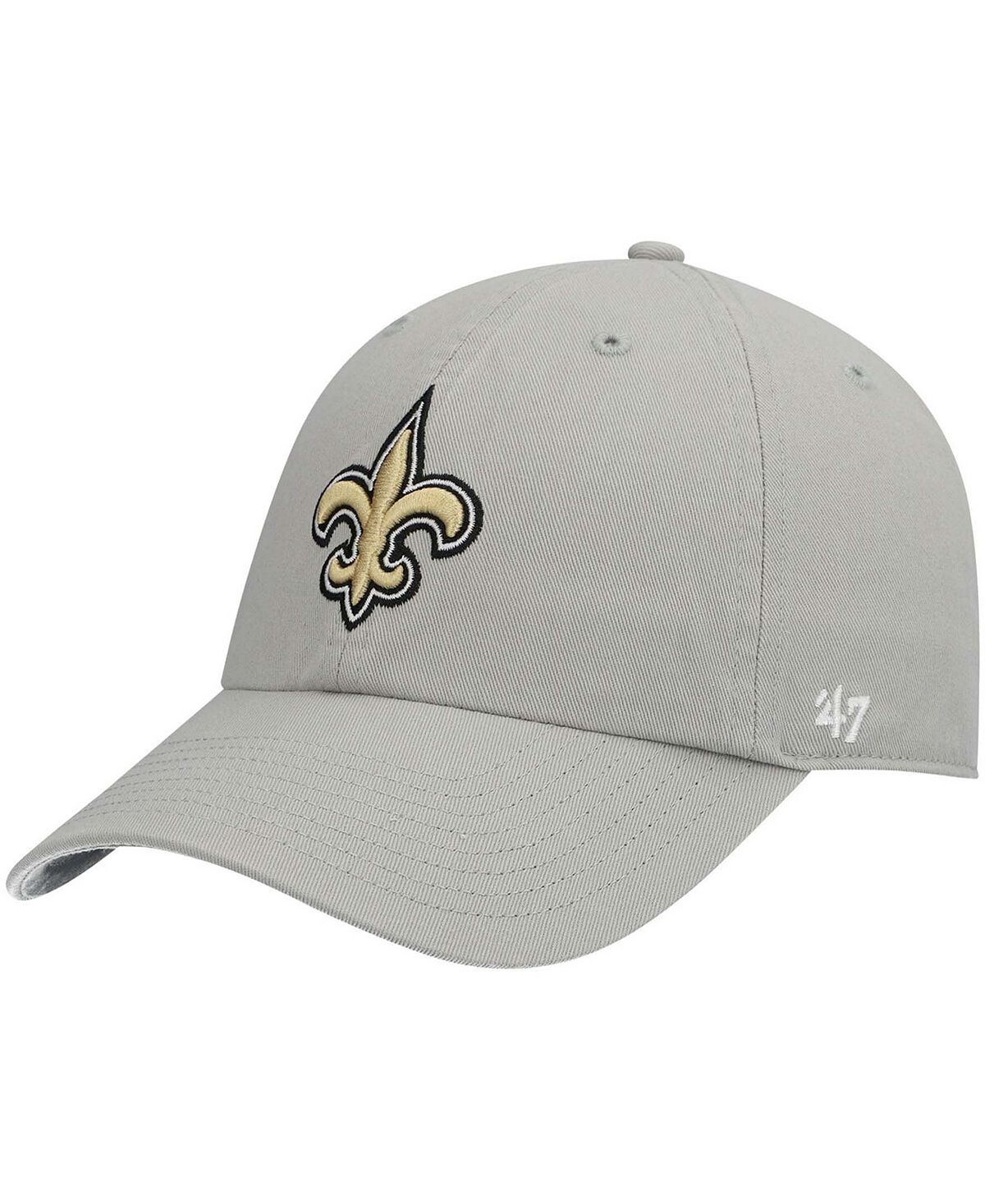 New Orleans Saints Clean Up '47 Brand Men's Gray Adjustable Hat