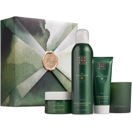 Gift set RITUALS The Ritual of Jing M - 4 home and skin care products with lotus flower and marmalade - Bath gift box