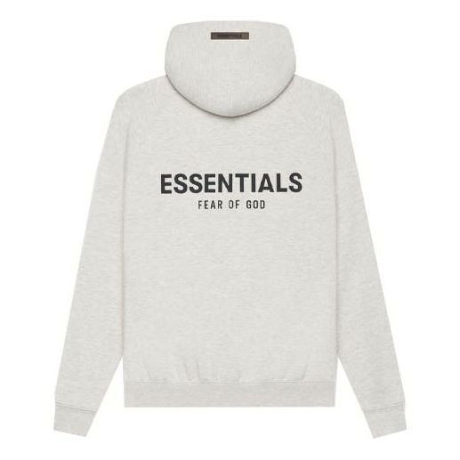 سترة من Fear of God Essentials SS21 بلون الشوفان الفاتح، لون الشوفان