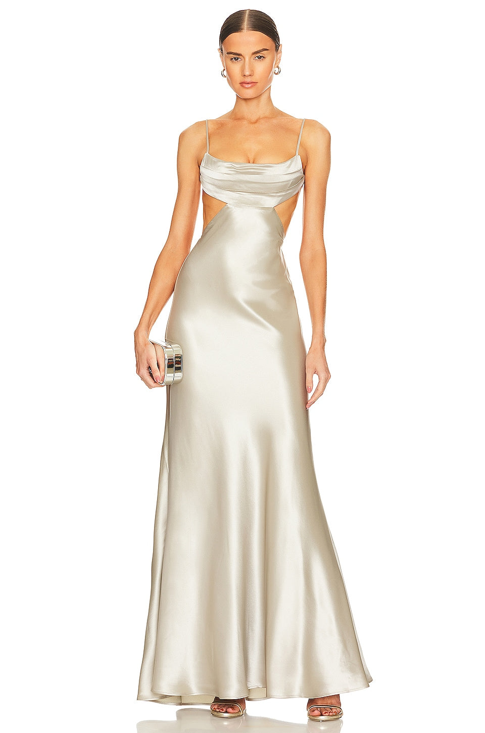 SAU LEE x REVOLVE Paula Gown dress, silver