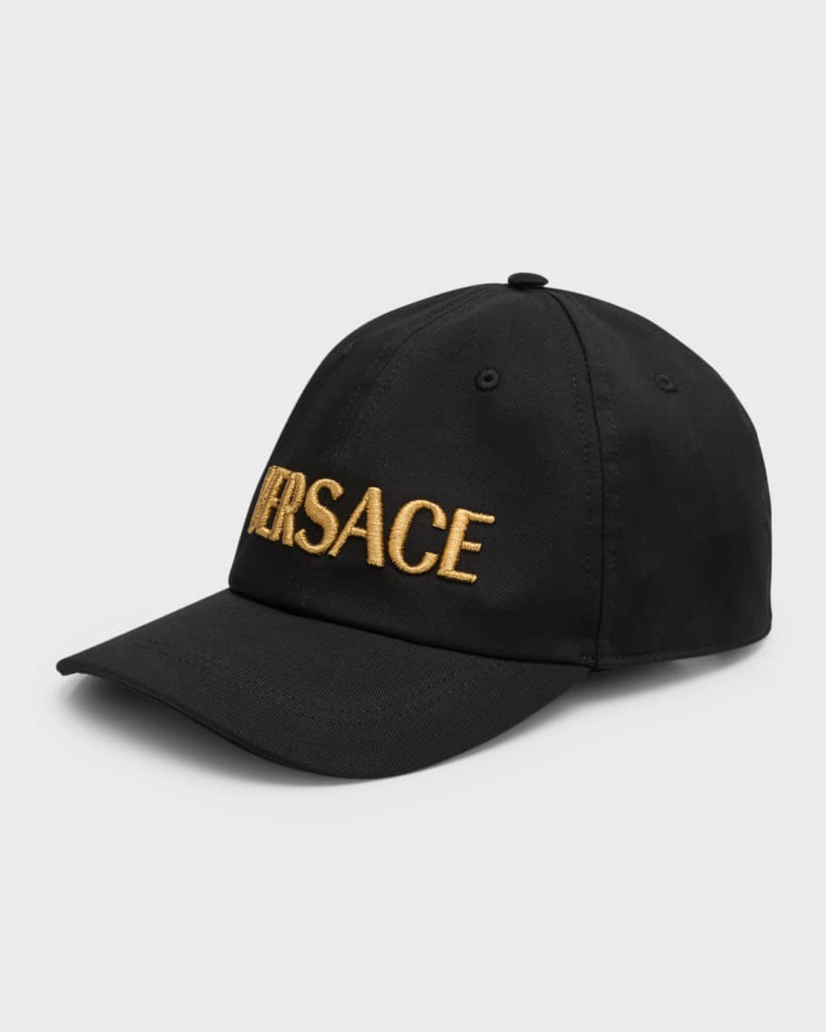 Men's baseball cap with embroidered Versace logo