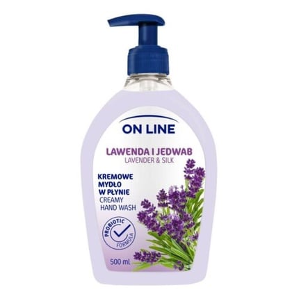 Cream soap On Line “Lavender and silk” in dispenser 500ml, Forte Sweeden