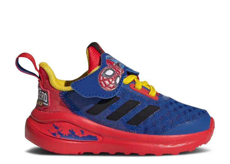 حذاء رياضي Adidas MARVEL X FORTARUN INFANT 'SPIDER MAN' باللون الأزرق