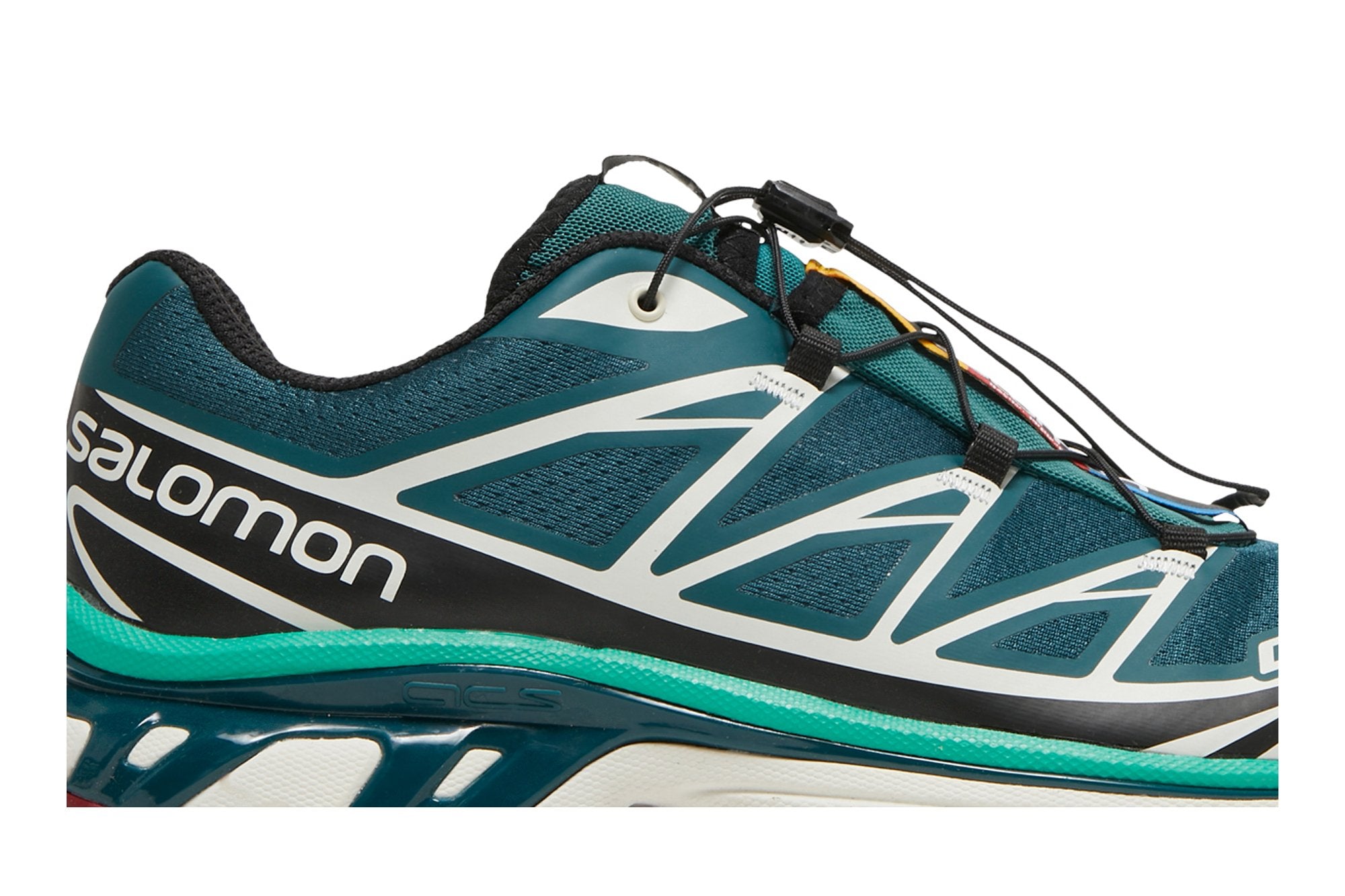 XT-6 Salomon sneakers, blue-green