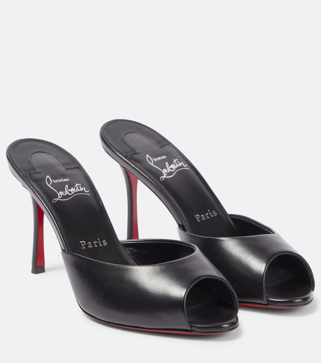 Me Dolly Christian Louboutin leather mules, black