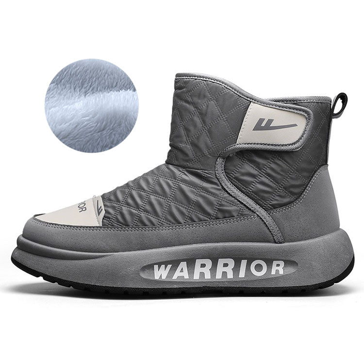 Winter boots men's gray Warrior