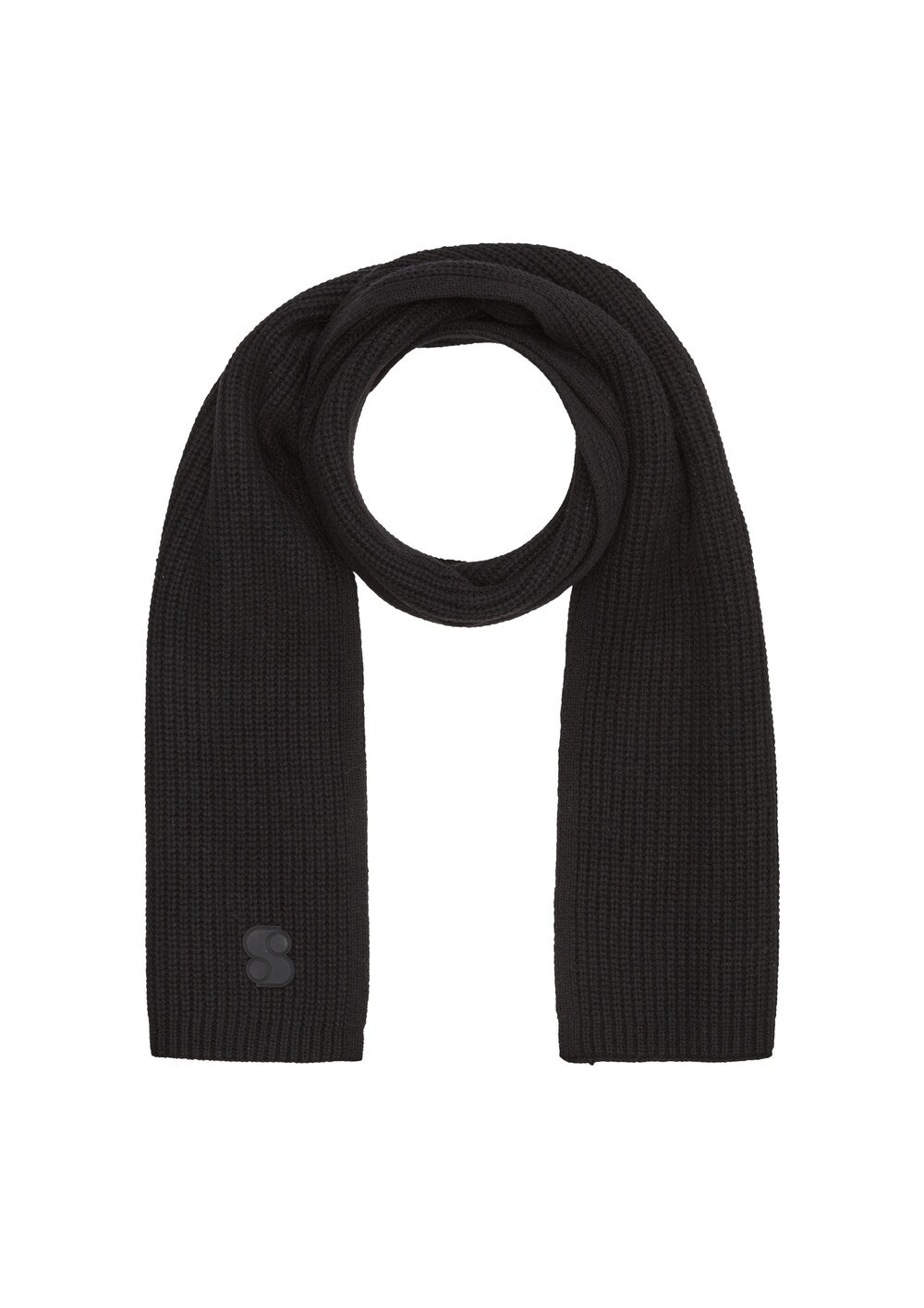 Sliver scarf, black