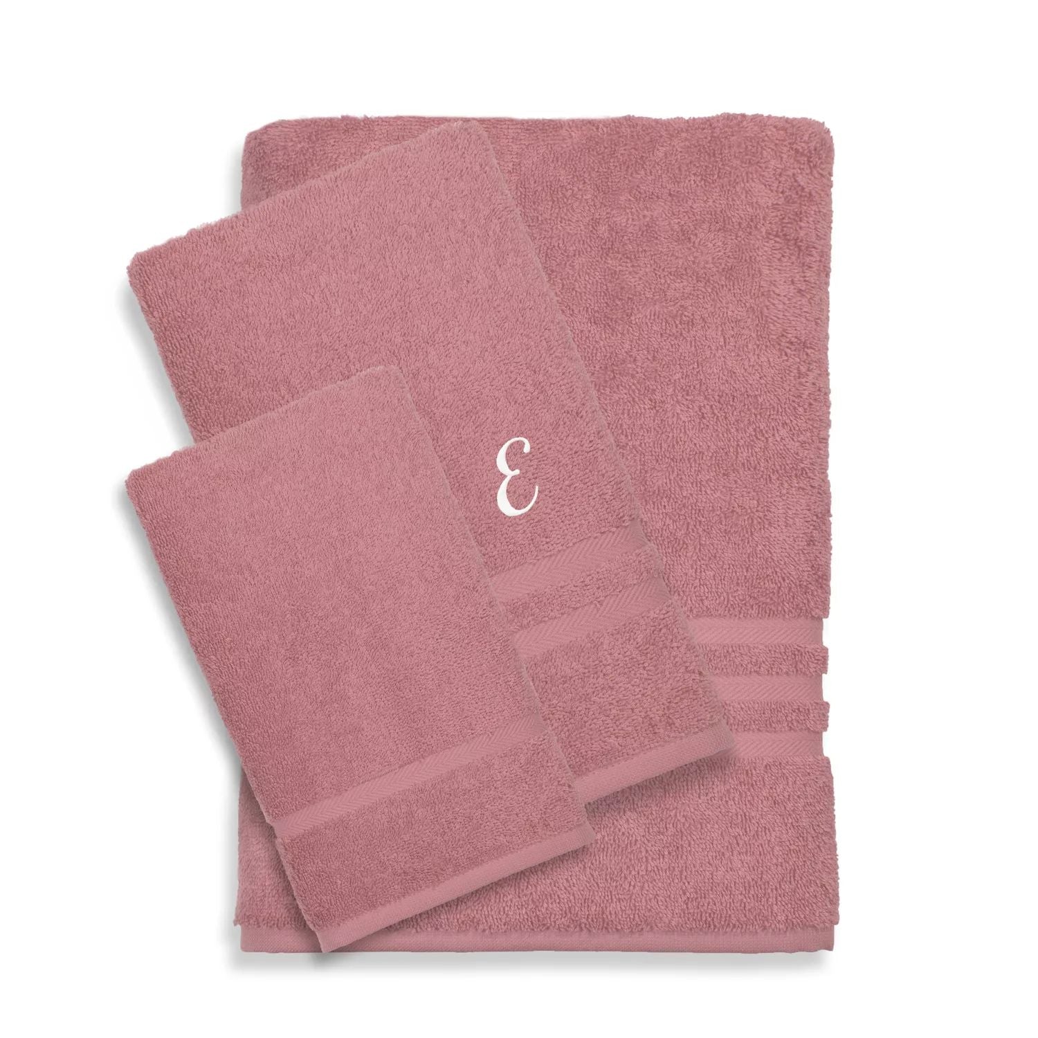 Linum Home Textiles Turkish Cotton Denzi Set of 3 Individual Towels