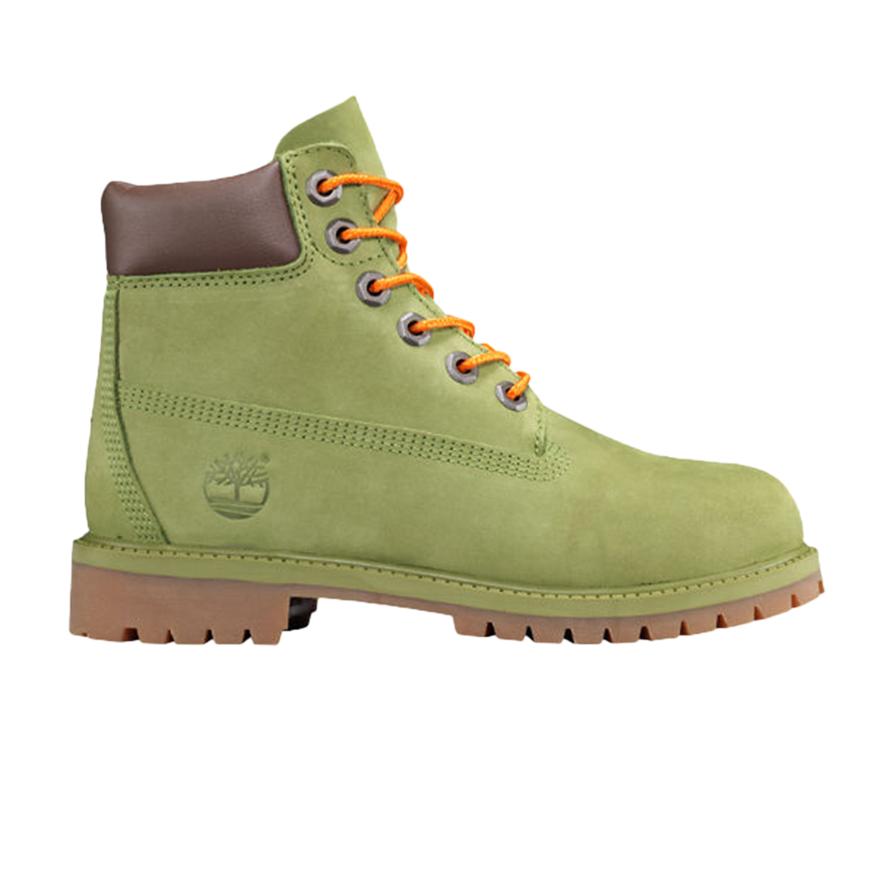 حذاء Timberland Premium Junior مقاس 6 بوصات باللون الأخضر