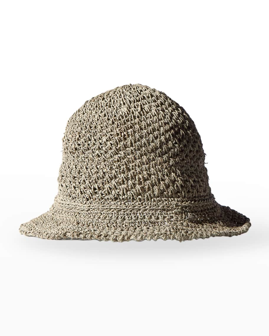 Janessa Leone Harriet raffia bucket hat