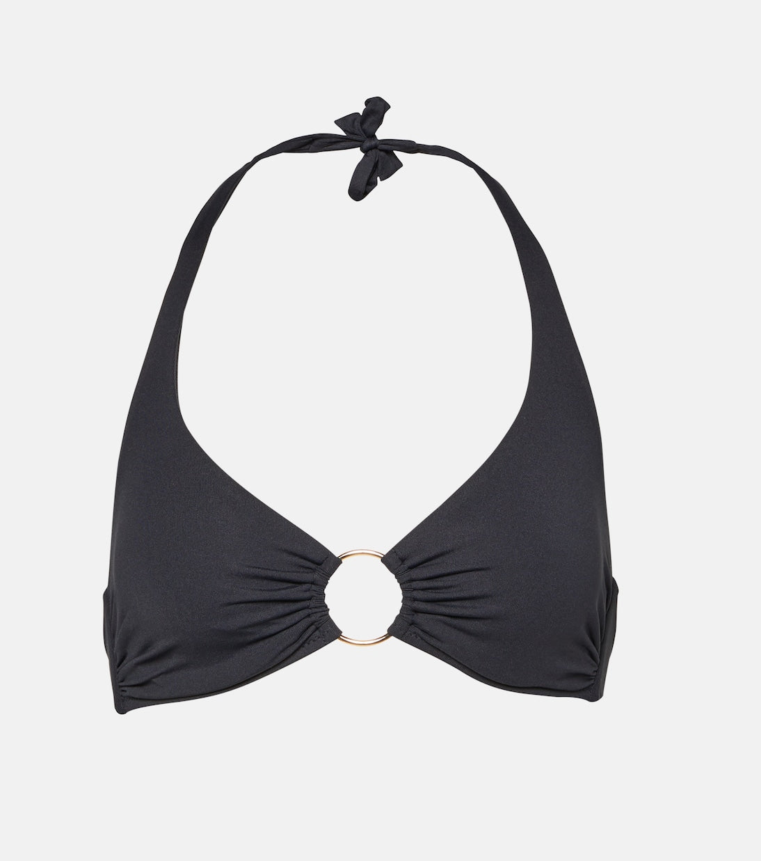 Melissa Odabash Brussels Halter Bikini Top, Black