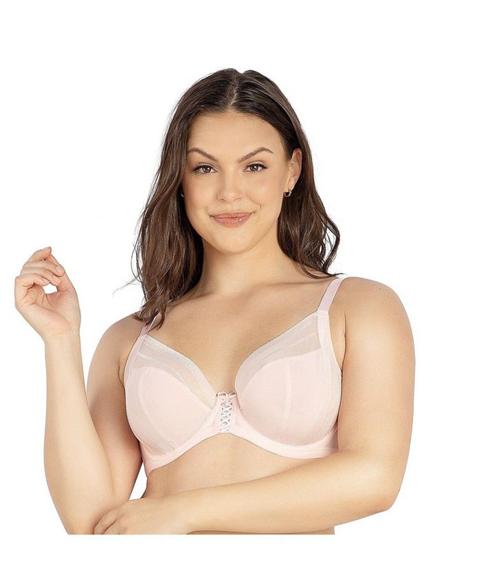 PARFAIT Women's Unlined Plunge Shea Bra, Pink