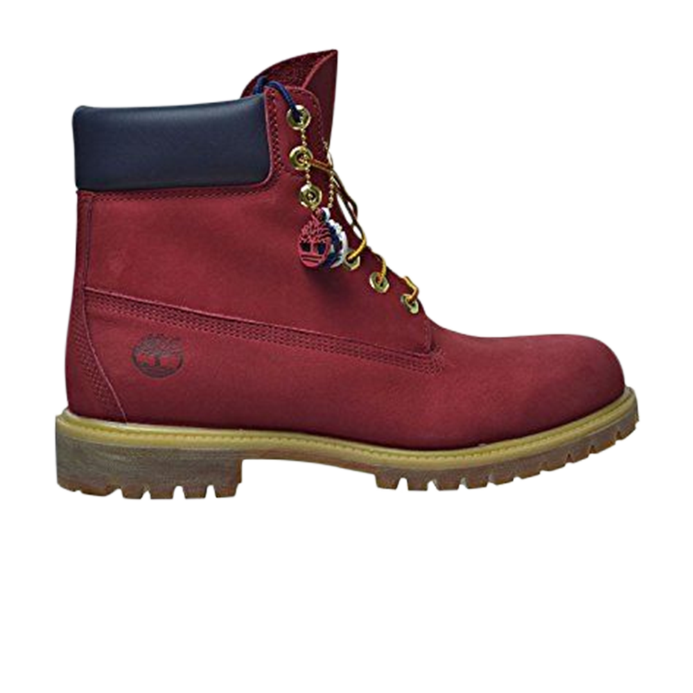 حذاء Timberland Premium مقاس 6 بوصات، أحمر