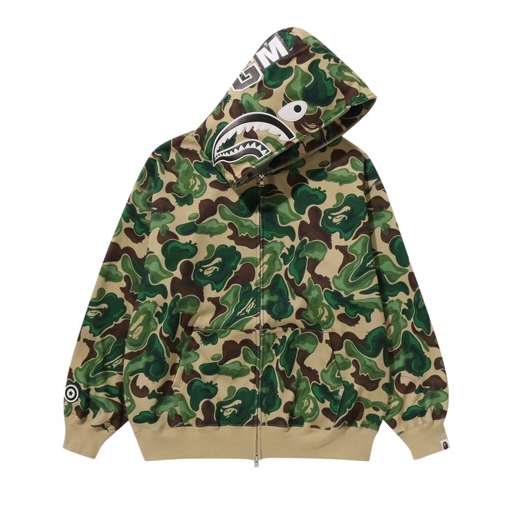 BAPE Art Camo Shark 'Green' Hoodie, Green