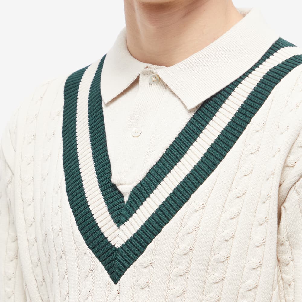 END. Cricket Plus 'Ivy League' knit polo from Beams collaboration