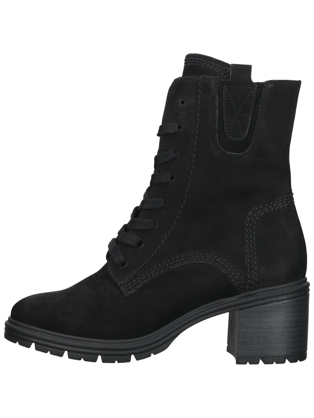 Gabor lace-up ankle boots, black