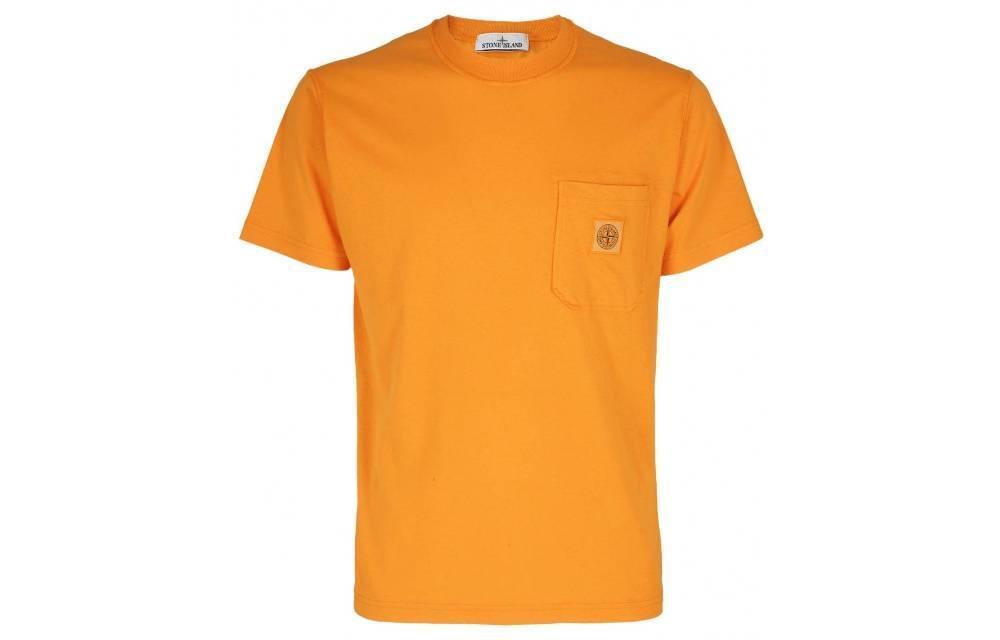 Men's T-shirt orange Stone Island, orange