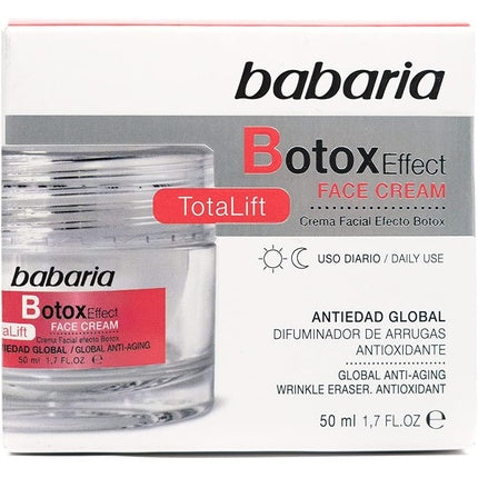 BABARIA Face cream with Botox effect 50 ml