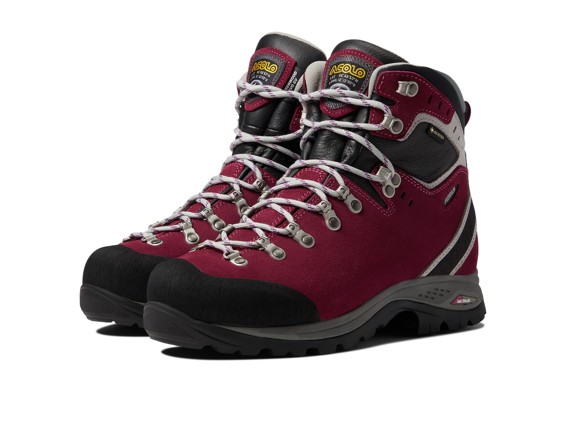 Trekking boots Asolo Greenwood EVO GV, burgundy