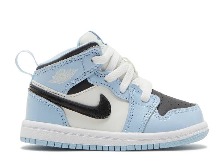 حذاء رياضي AIR JORDAN 1 MID TD 'ICE BLUE'، أزرق