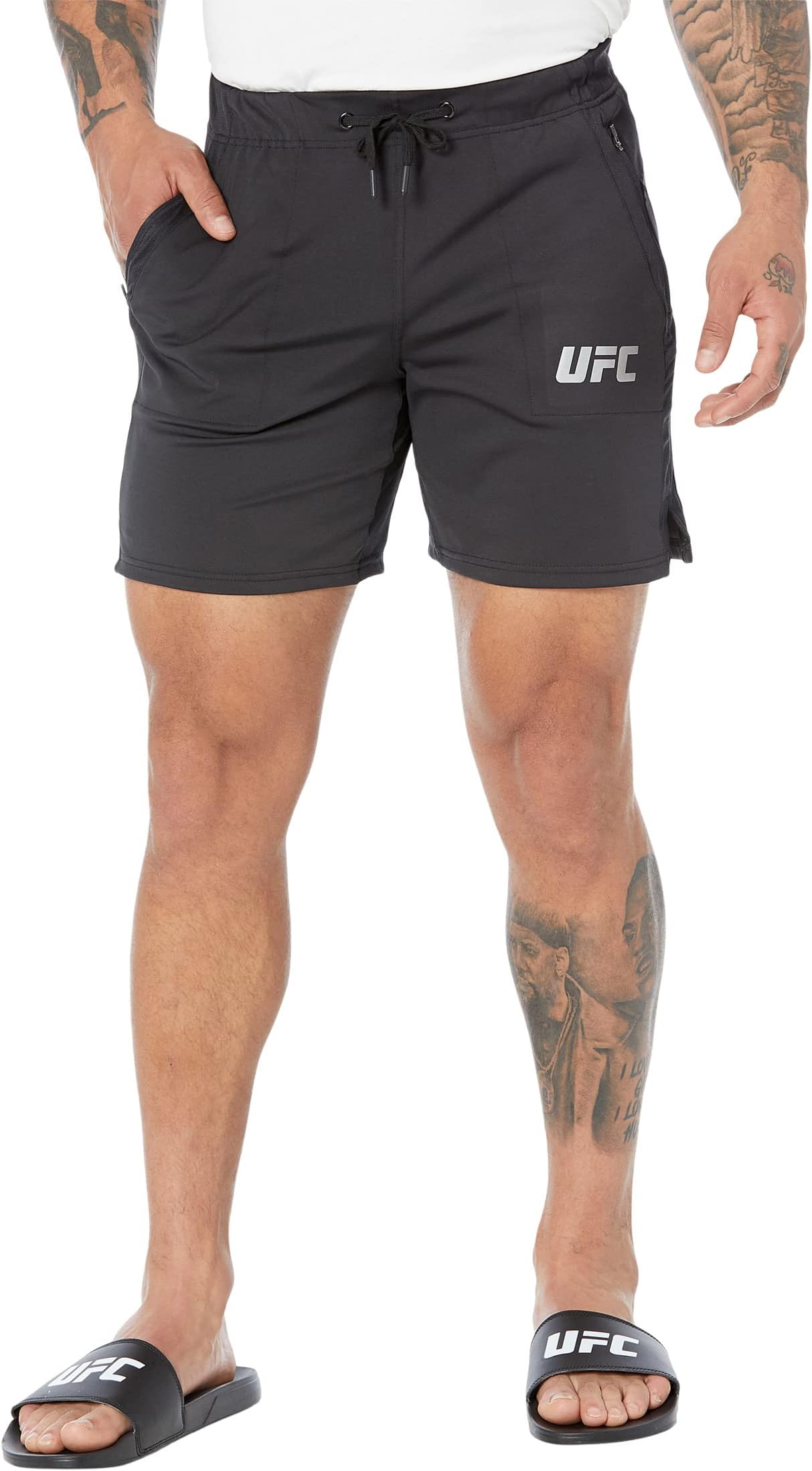 UFC 7" Pantyless Shorts, Black