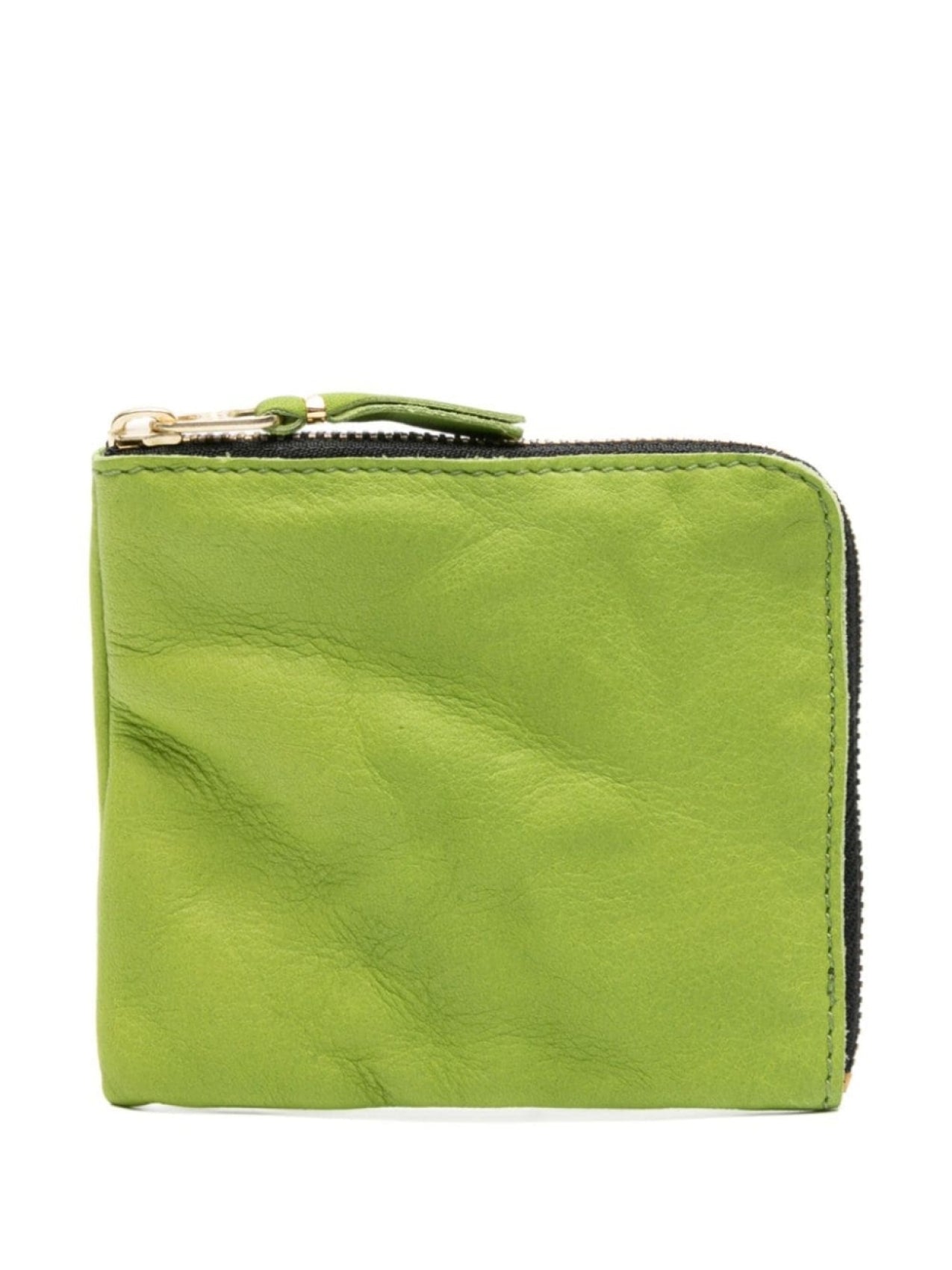 Comme Des Garçons Wallet cardholder with zipper, green