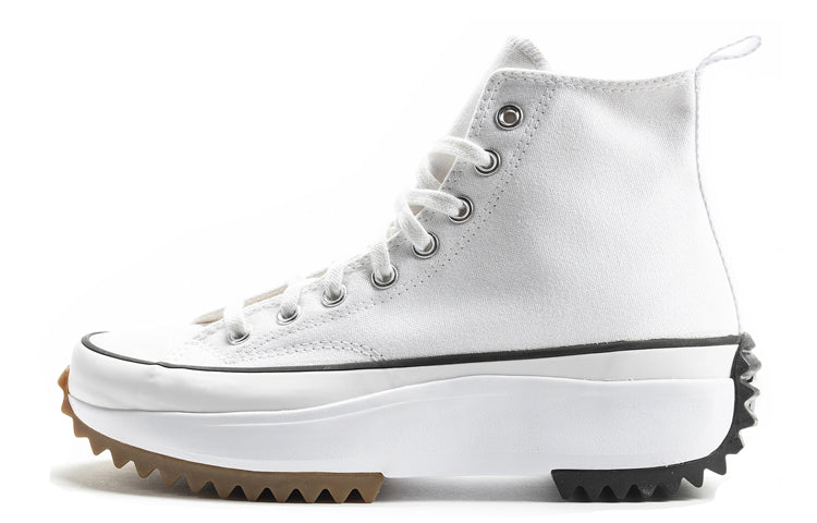 Converse Run Star Hike Hi White Black Elastic