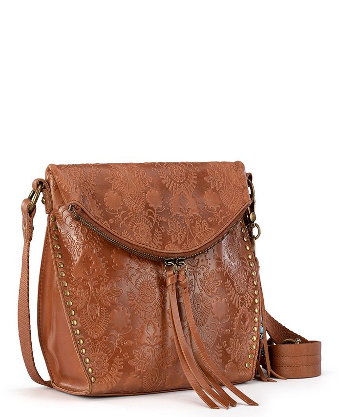 Women's leather shoulder bag Silverlake The Sak, brown