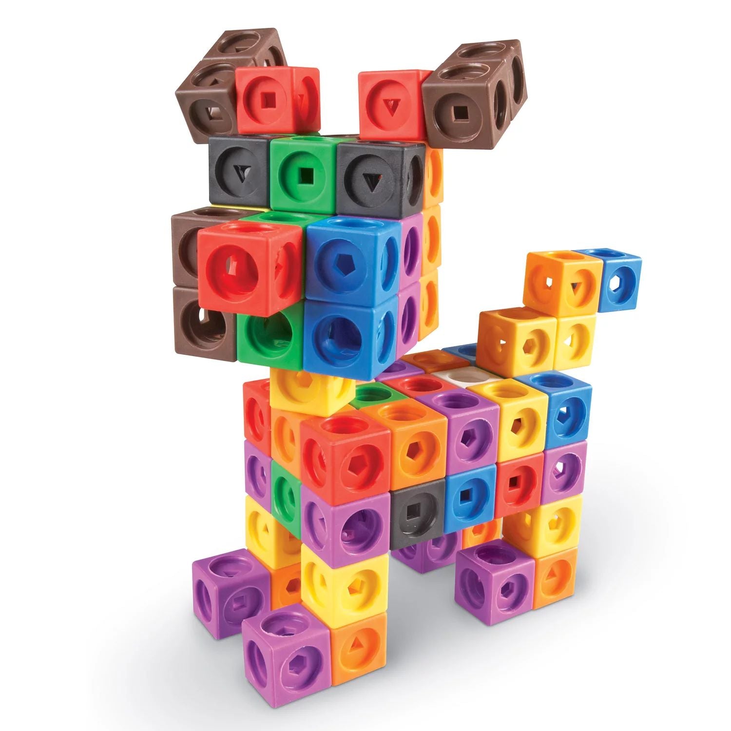 Math Learning ResourcesLink Cubes Big Builders Learning Resources